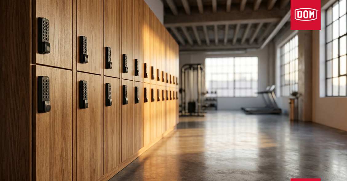 Vestiaires équipés de casiers sécurisés par DOM-Ronis